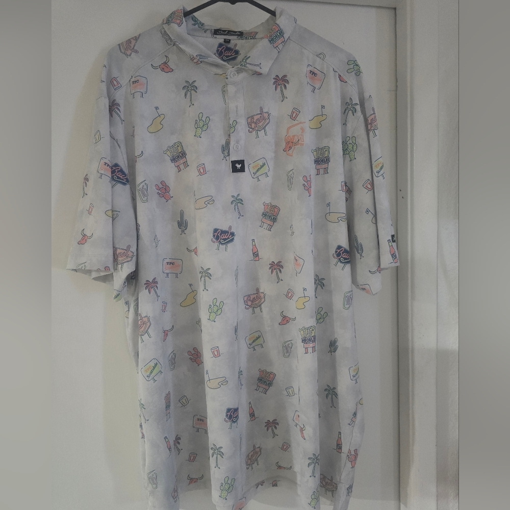 Limited Edition Bad Birdie And Waste Management Phoenix Open 3XL Golf Polo